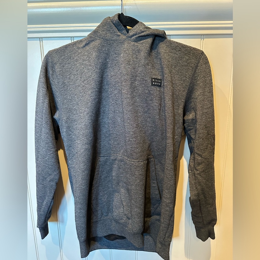 BILLABONG Boys Size Large Grey Hoodie